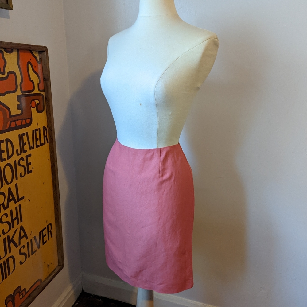 BILLIE BUBBLEGUM PINK VINYL MINI SKIRT